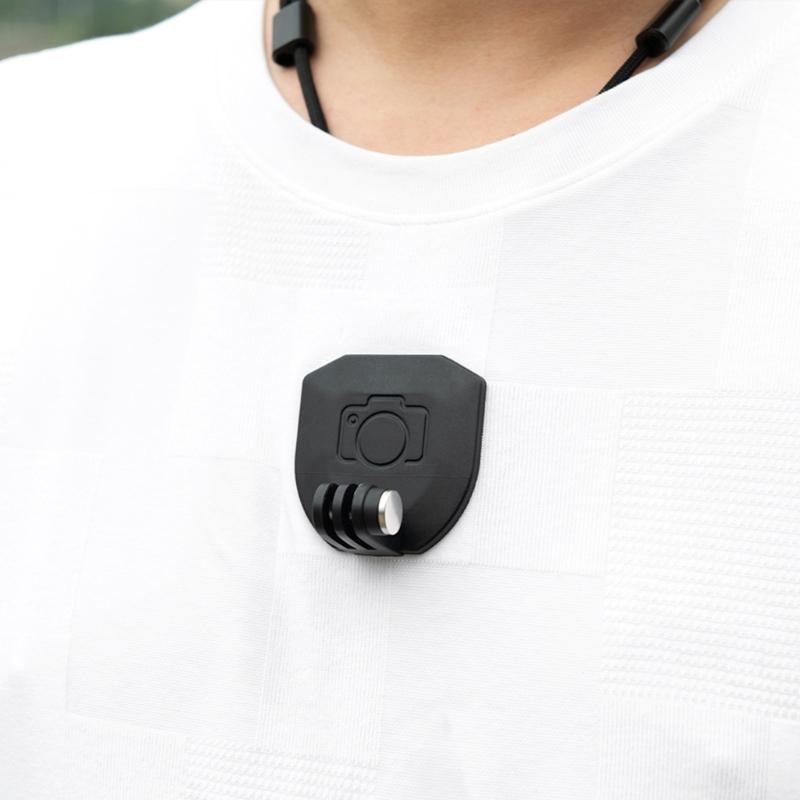 Action Camera Magnetic Harness Mount, Adjustable POV Vlogging Mount Accessory For GO3 More Action Cameras