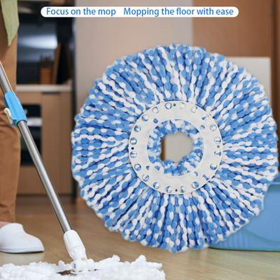 3-teilige Ersatz-Spin-Mopp-Köpfe, superweich, sehr saugfähig, universell, einfach zu ersetzender Bodenreinigungs-Mopp-Kopf, Nachfüllzubehör