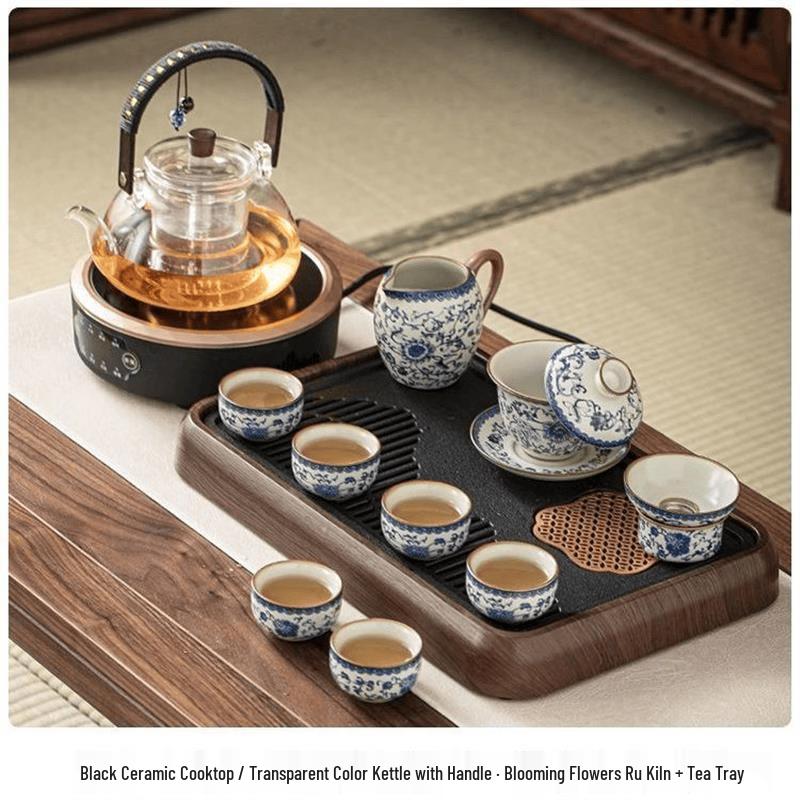 Chaxun Electric Ceramic Stove Tea Set with Glass Pot