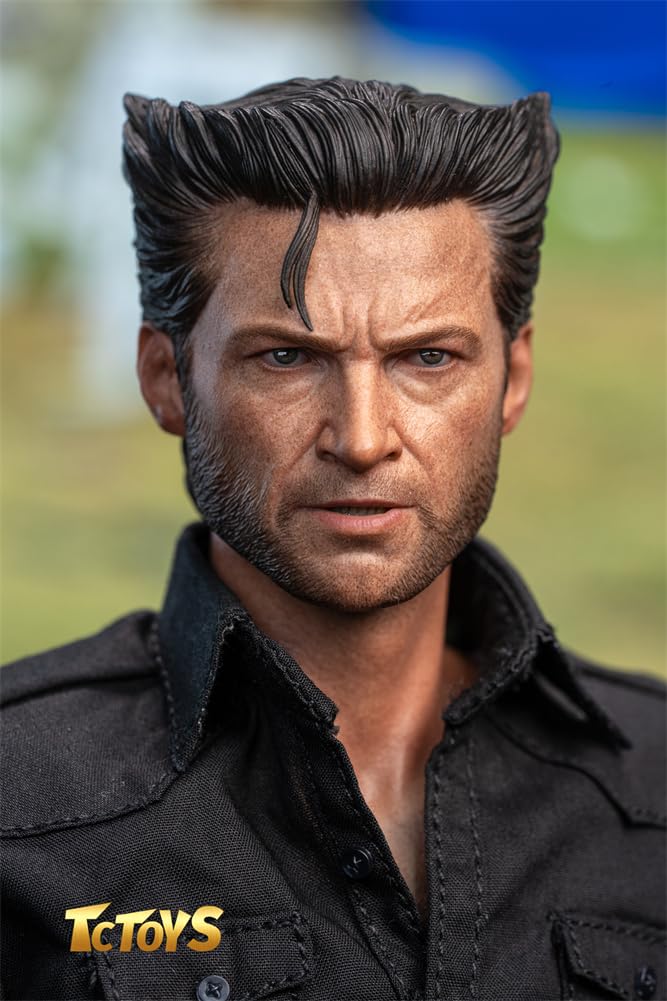 1:6 Kongo Wolf Logan Männlich 12-Zoll Action-Puppe Körper Spielzeug Kopf Hände Handtuch