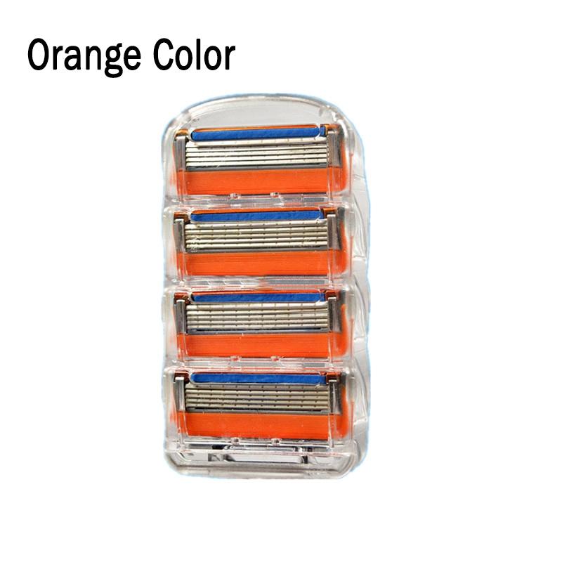 Replaceable Heads Men's Razor 5 Layer Blades Replacement Male Manual Razor Face Beard Hair Trimmer