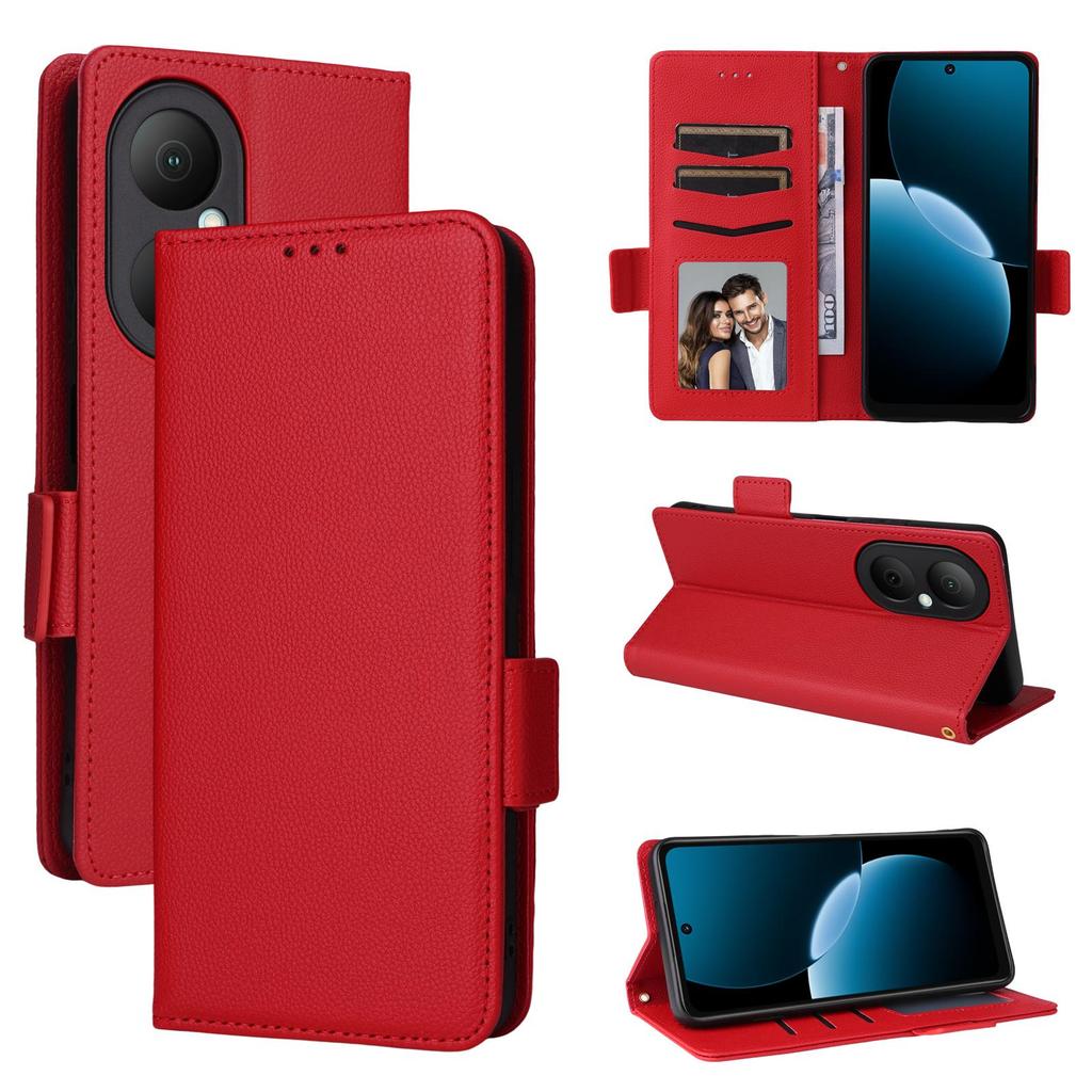 Flip Cover für Huawei Enjoy 80 4G PU-Leder Ganzkörperschutz Mit [RFID-Blockierung] Stoßfest Langlebig Retro Handyhülle