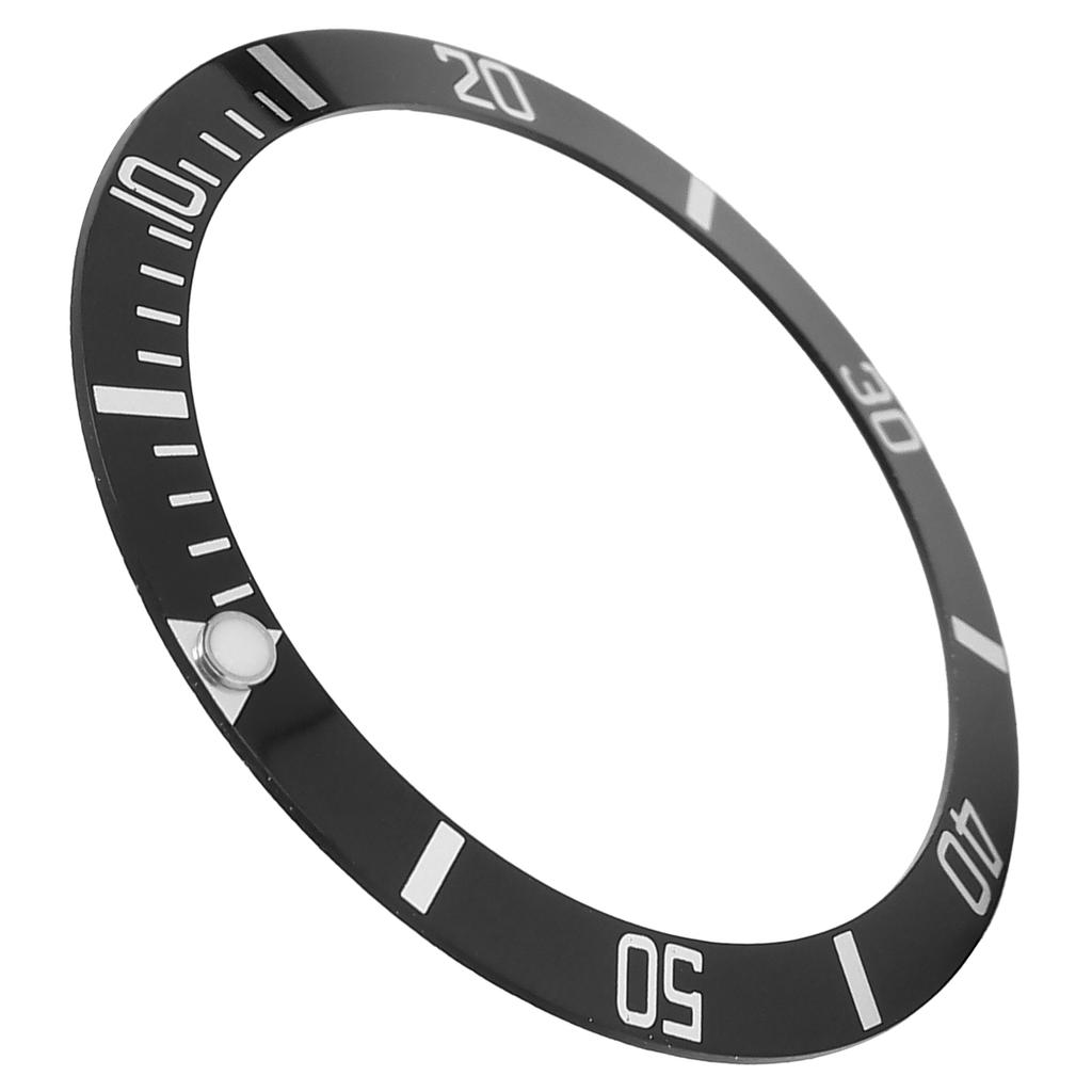 Professional Wristwatch Bezel Insert Loop Replacement Watch Bezel Insert Ring AccessoryBlack