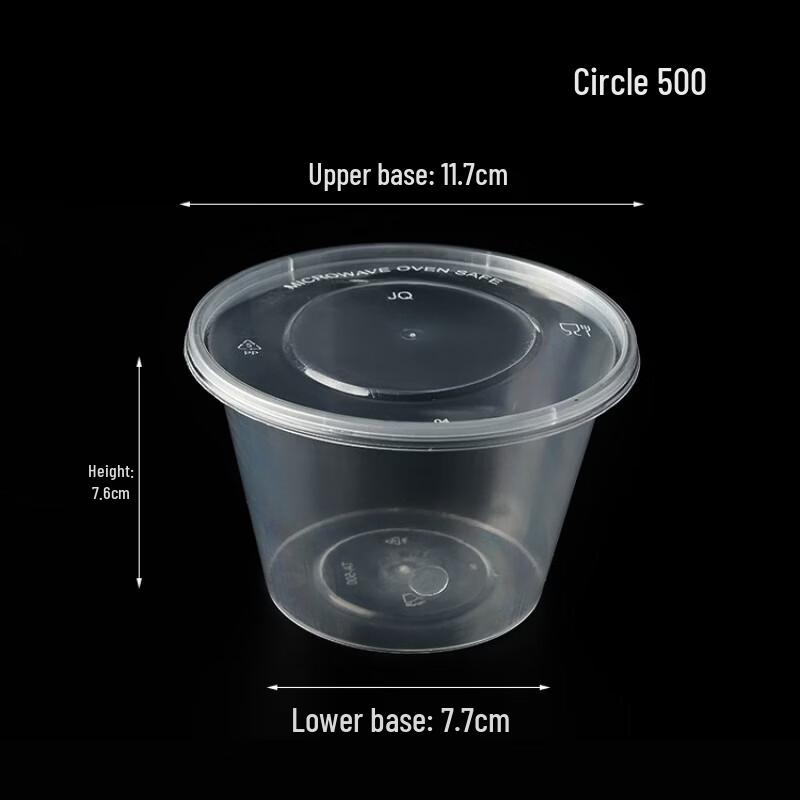 Disposable Transparent Plastic Food Containers