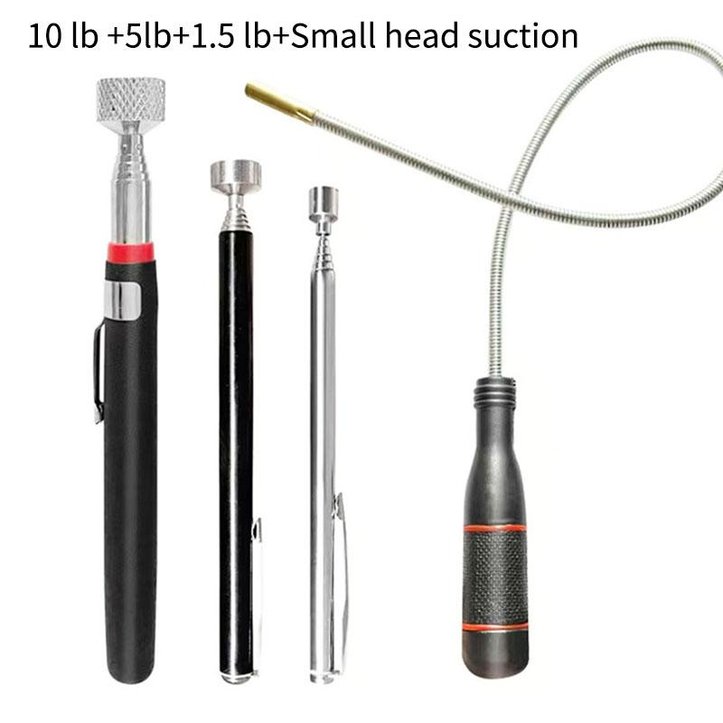 Retractable Magnetic Pickup Tool Telescoping Magnet Stick With Strong Suction Magnet Capacity For Picking Up Nut Bolt