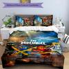 Ninja 3pcs Bedding Set Duvet Cover Closure Includes 1 Duvet Cover & 2 Pillowcases for All Seasons Bedroom Home Dorm Decor