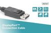 DisplayPort-Kabel DIGITUS mit Verriegelungen 8K 30Hz UHD Typ DP/DP M/M schwarz 2m