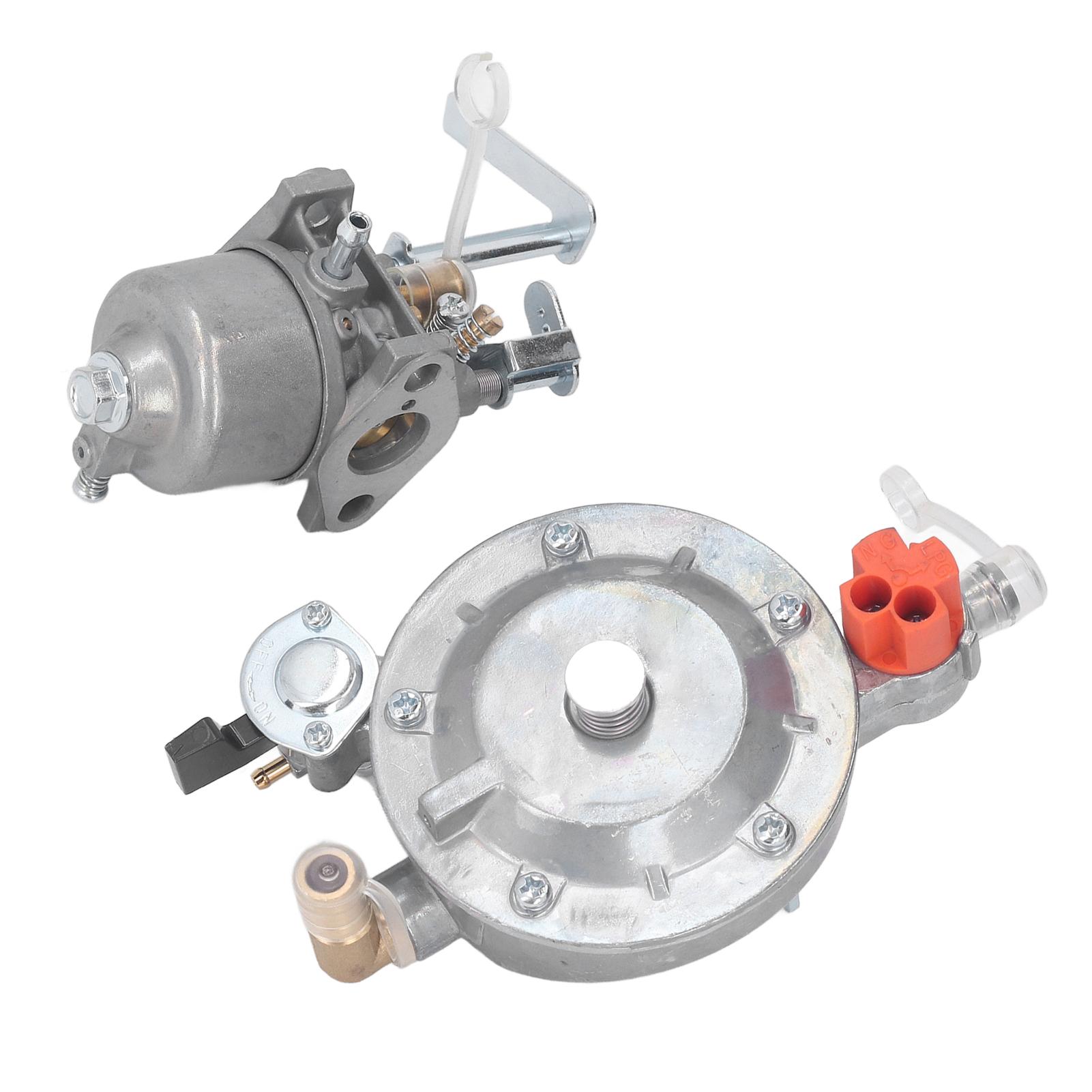 

Dual Fuel Carburetor LPG NG Carb 1KW Accessory Replacement for 154f 156f Generator Sets