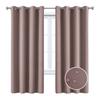 Curtains Color Solid With Insulation And Shading Design For Daily Household Use