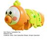 Kids Wind-Up Caterpillar Toy Cute Mechanical Crawling Caterpillar Safe Non-Toxic Gift for Infants Educational Toy Birthday