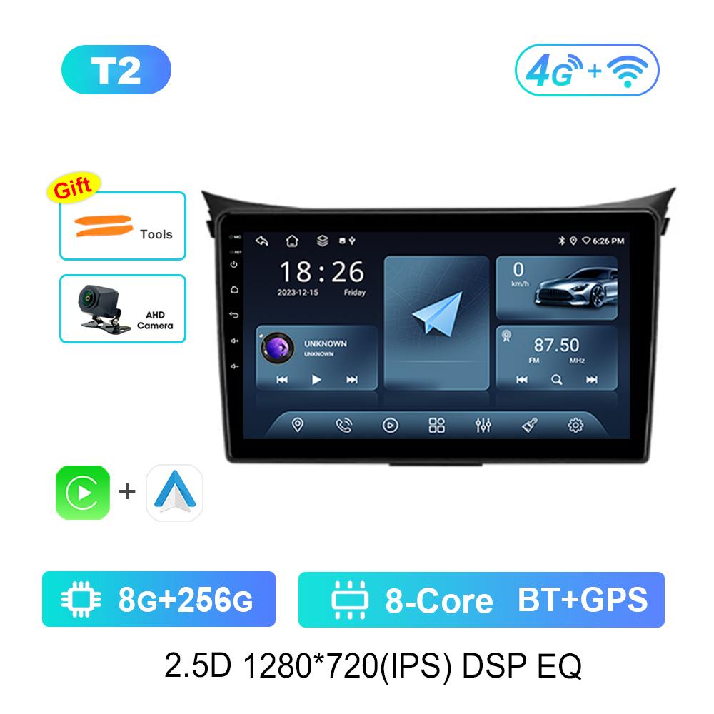 Android System 9 '' for Hyundai I30 II 2 GD 2011 - 2017Car Video Multimedia Player DSP Stereo 4G IPS Screen Navigation GPS WiFi