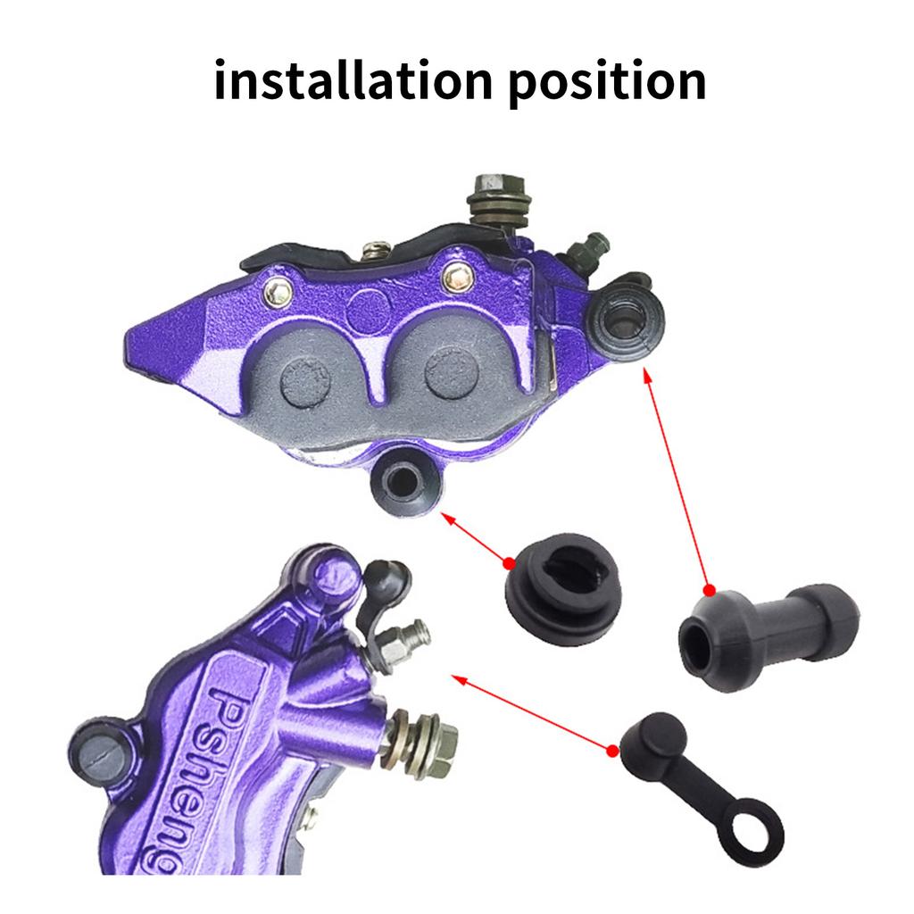 3ks Motocykly Skútr Brzda Horní Dolní Třmen čerpadla Tlumiče Pérování Objímka Guma Vodotěsná