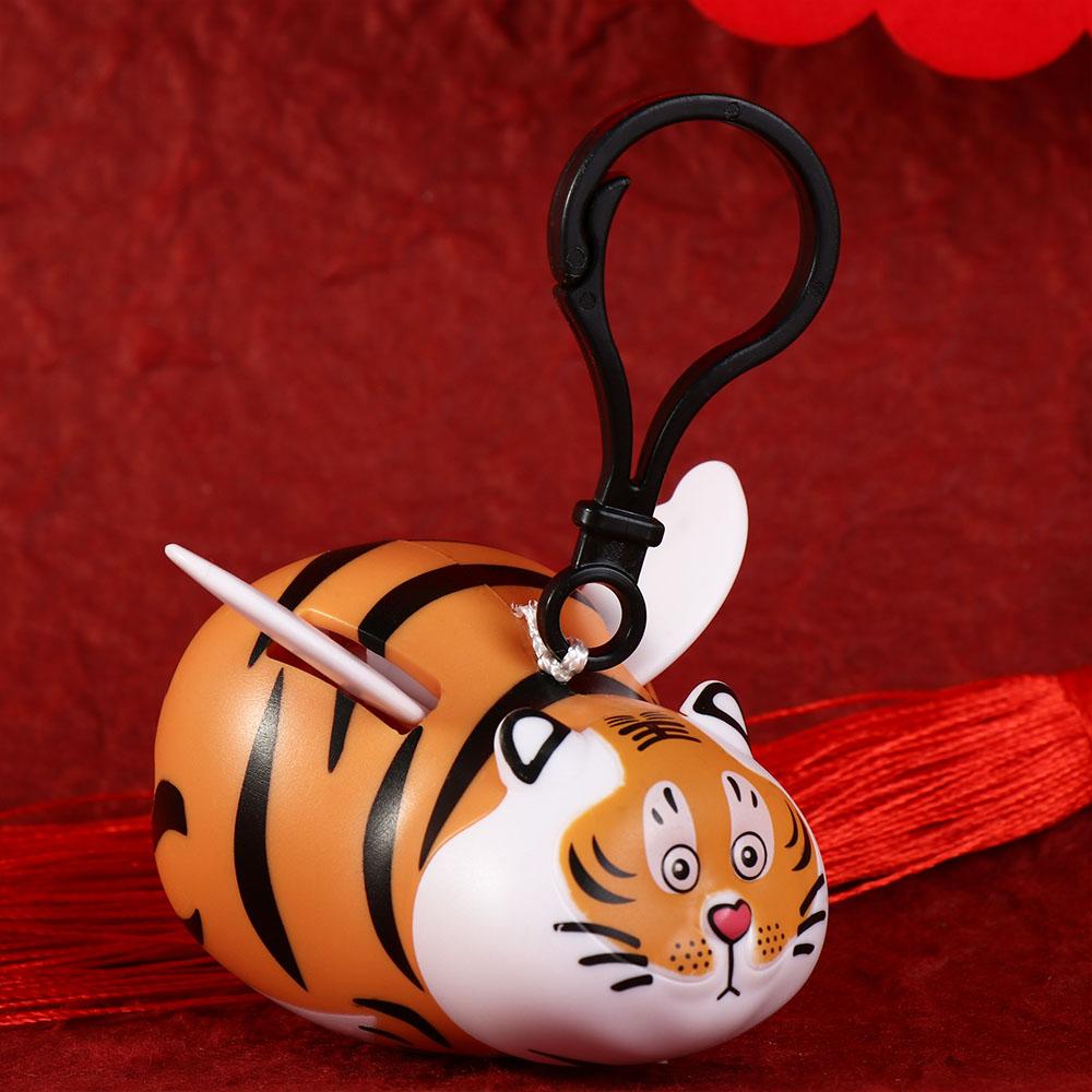 Cartoon Model Flying Tiger Keyring Flying Tiger Flying Tiger Pendant  New Year Gift