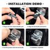 QCSD2 4pcs Car Door Shock Absorber Lock Protector Silicone Latches Cover For BMW Performance X1 M3 M6 F01 F02 E34 E36 E60 F10 F20 X6