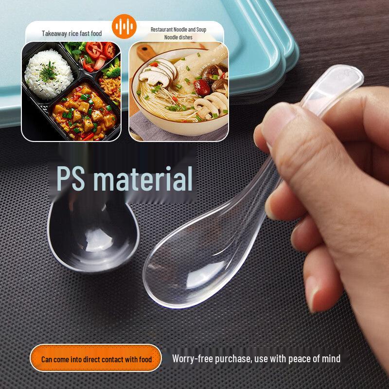 Disposable Plastic Soup Spoon