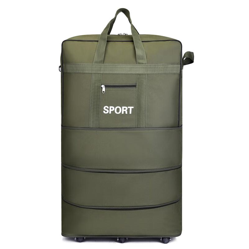 OEING Foldable Rolling Travel Duffel Bag