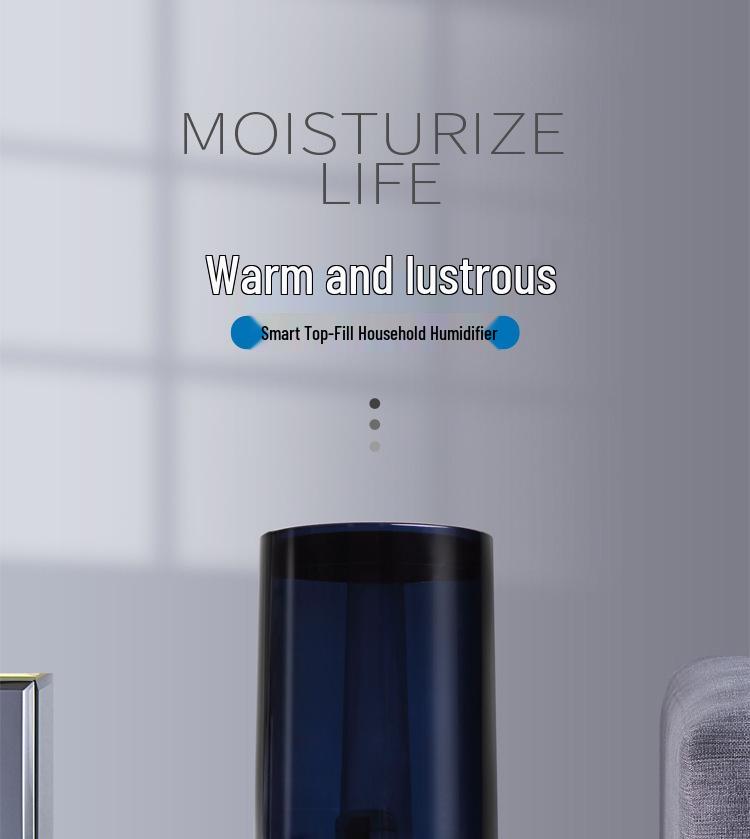 4L Household Humidifier & Air Purifier for Mother and Baby - Desktop Aromatherapy Machine for Bedroom Air Conditioning
