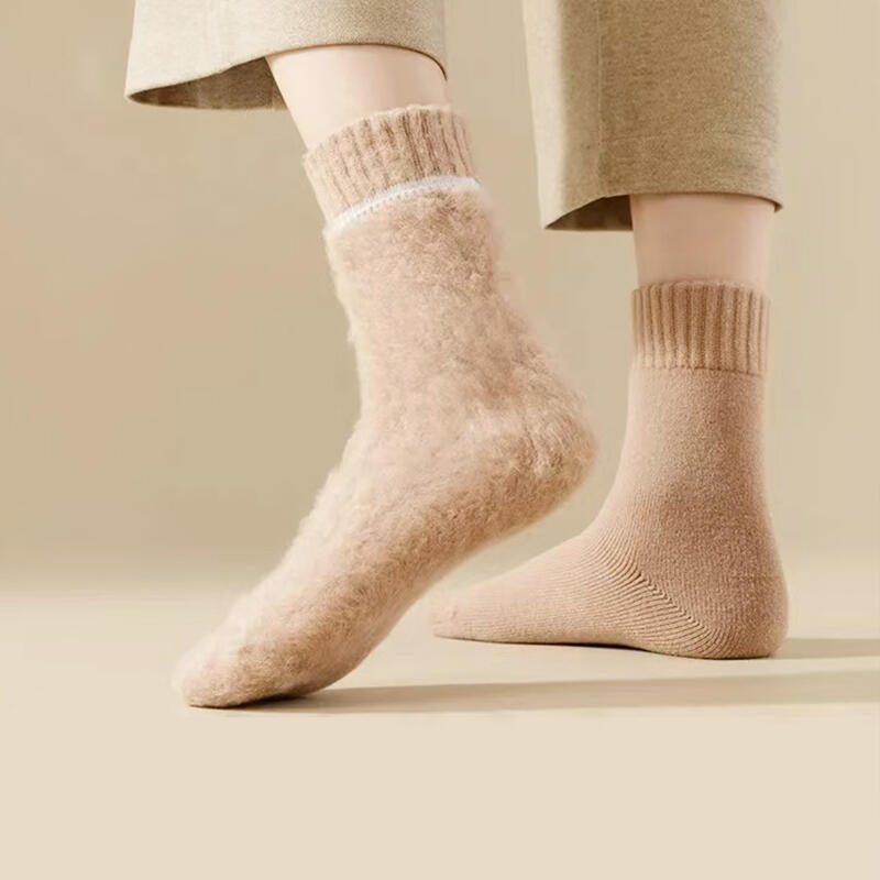 5 Pairs of Women s Thermal Fleece Winter Socks 5 pairs (random colors)