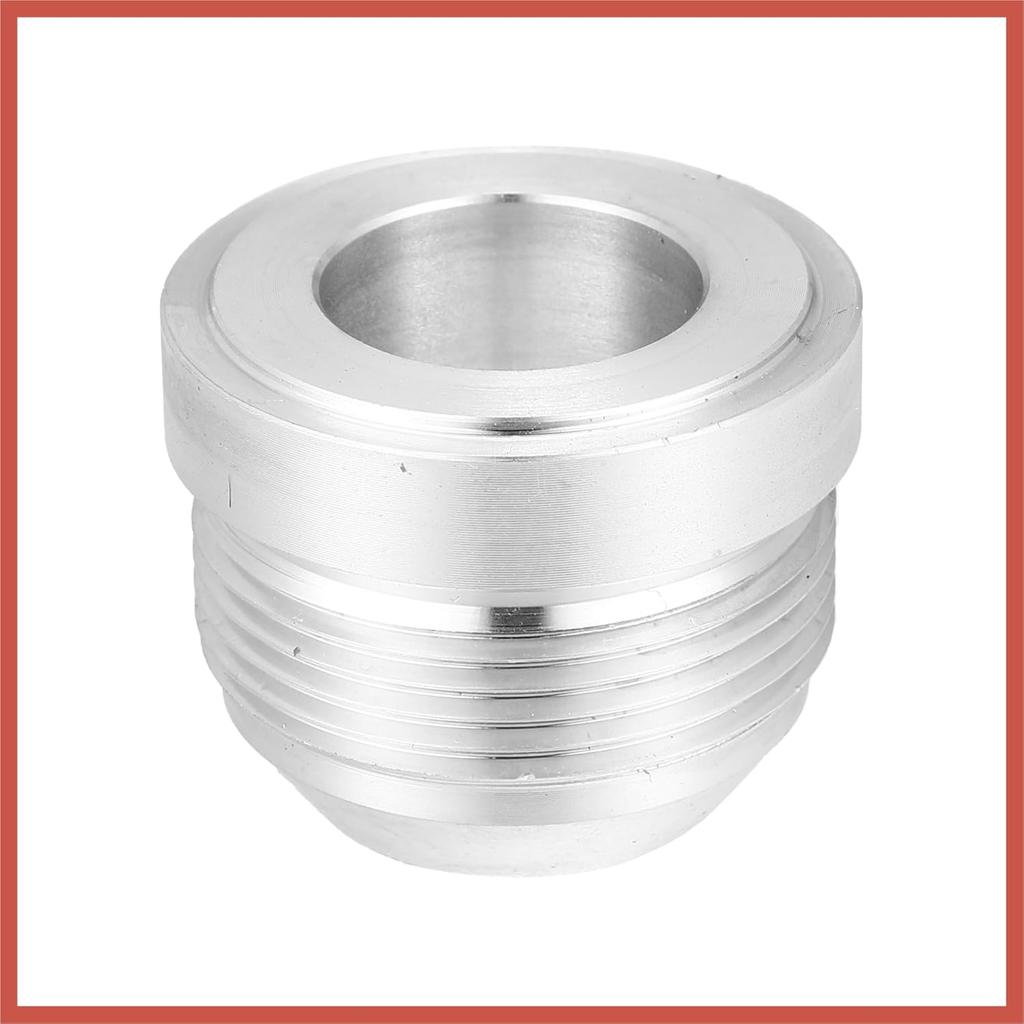 ACROPIX Car Auto 20AN Male Weld on Fitting Bung Hose Adapter Fuel Oil Aluminum Alloy Silver Tone Pack of 4 Car Parts