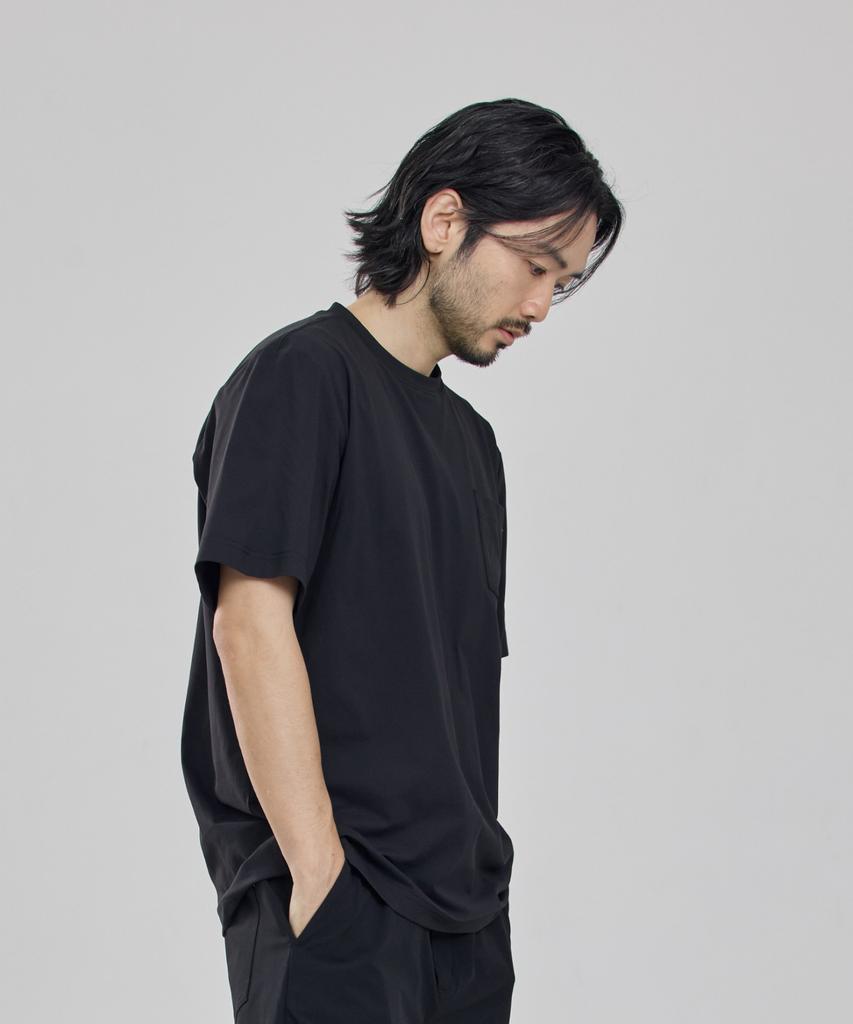 Sinjeu Engineer 180 Pocket Short Sleeve T-Shirt [Black]