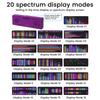 Music Spectrum Display 384 RGB LEDs 20 Dynamic Effects 7 Color Effects Music Spectrum Analyzer Indicator 5V Spectrum Analyzers