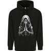 Evil Praying Nun Skull Demon Horror hoodie-Casual Pullover Sweatshirt
