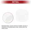 ACROPIX Cylindrical Wheel Nut Bolt Rim Tire Nut Screw Dust Cap Cover Nut Protection 19mm White PVC