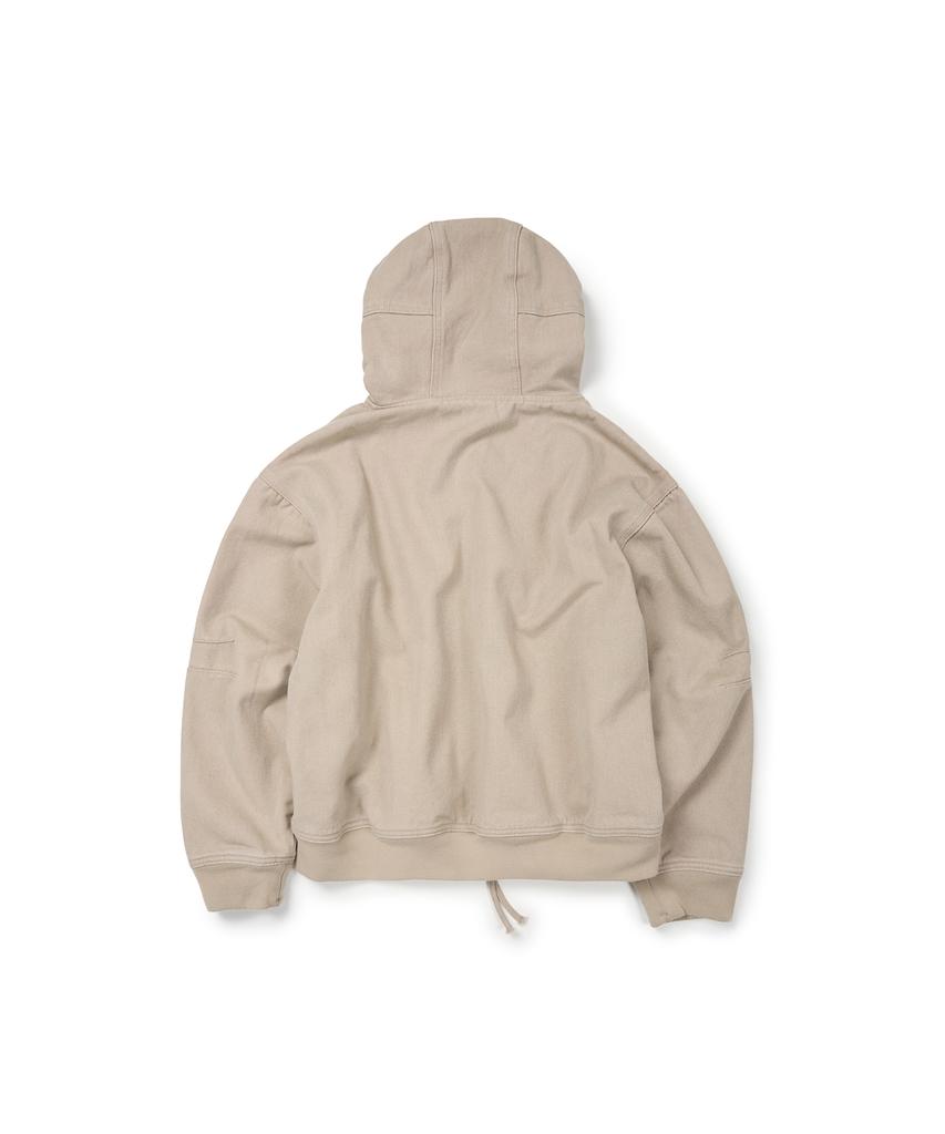 Etce (Base) Vintage Hood Work Jacket (Beige)