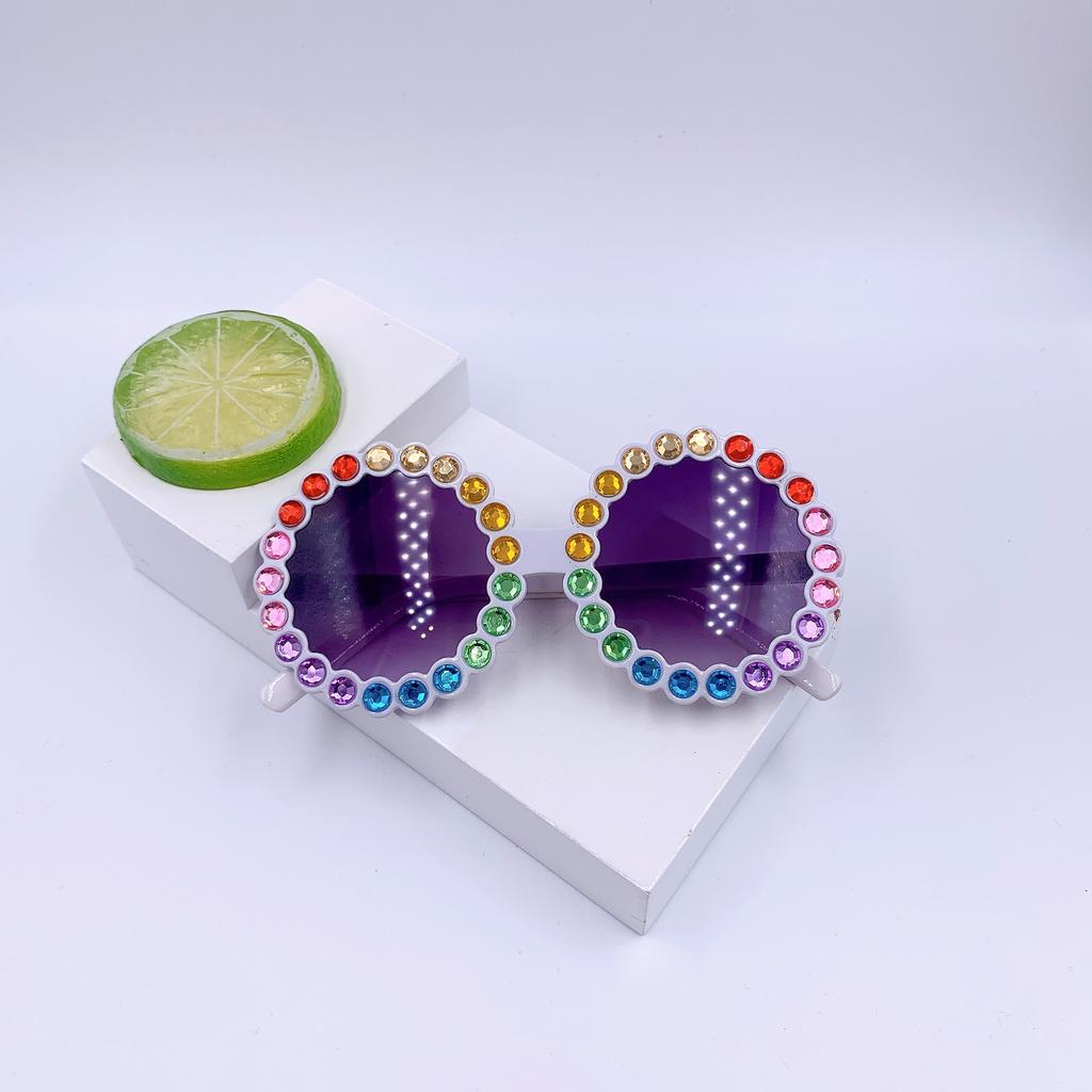 Children 2-10 Years Old Round Frame Sunglasses Fashion Frame Cartoon Personalized Sunglasses Fashion Sunglasses
