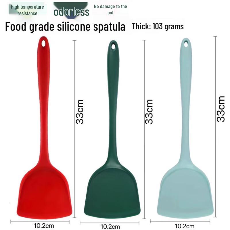 Food-Grade Silicone Spatula Set for Non-Stick Pans