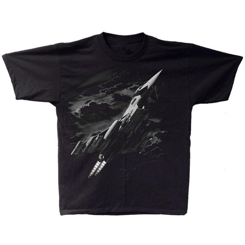 T-shirt Uomo Eurofighter Typhoon Special Force Manica Corta Casual 100% Cotone Taglia S-3XL