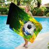 Football Match Beach Towel Quick-drying Super Absorbent Suitable for Swimming Beach Pool Gym Summer Gift for Friend Families