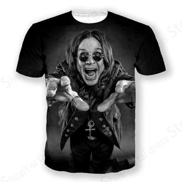 Rock Band T Shirt Ozzy Osbourne 3d Printed Tshirt Men Women Fashion T-shirt Hip Hop Tops Tees Graphic T-shirts Men Clothes Kids