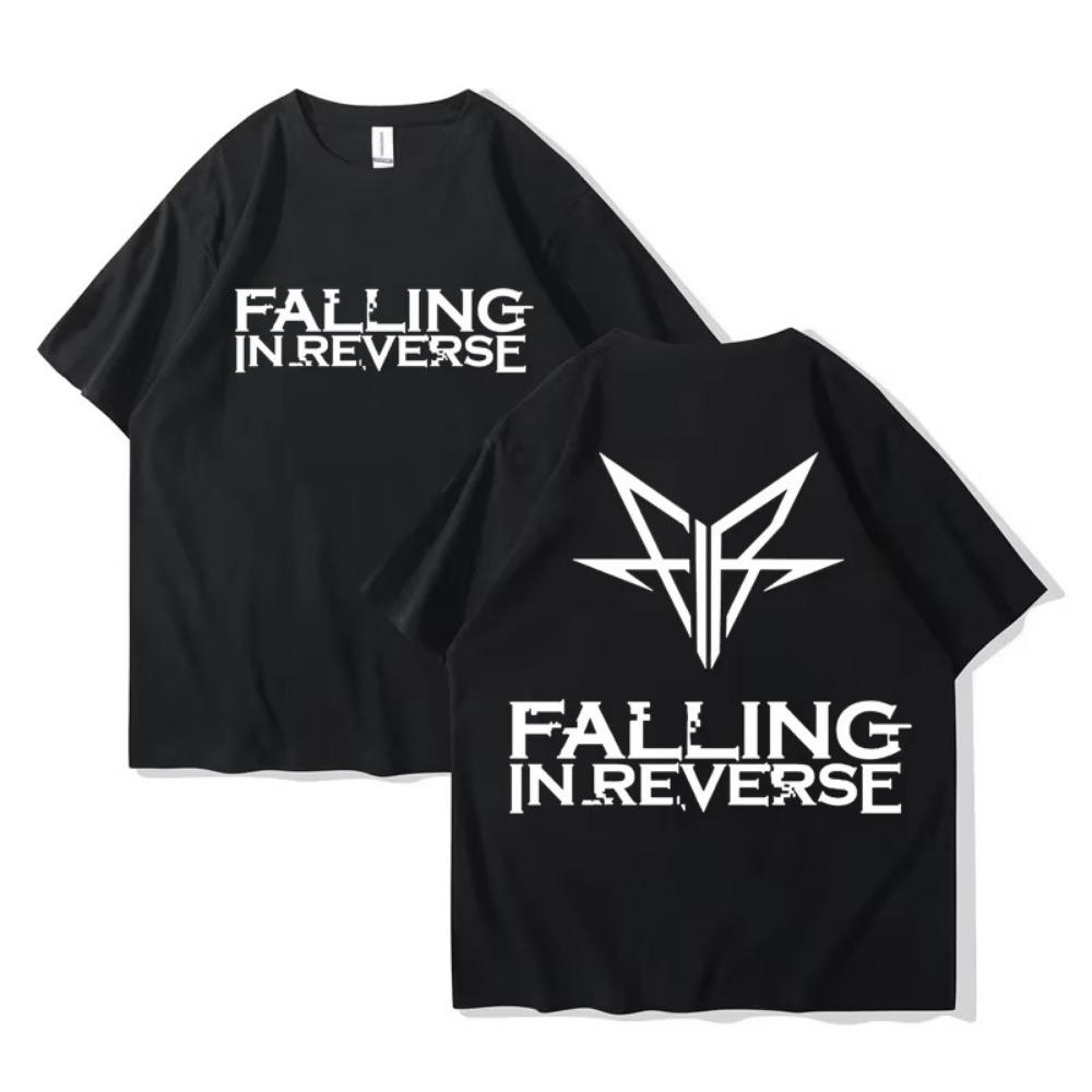 

Falling in Reverse The Popular Mons Tour T-shirt Short Sleeve Cotton Summer Tshirts Hip Hop Streetwear Men Clothes S