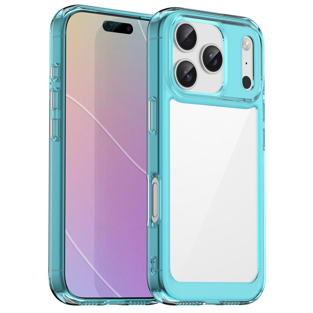For iPhone 17 Pro Case TPU+Acrylic Protective Clear Phone Cover