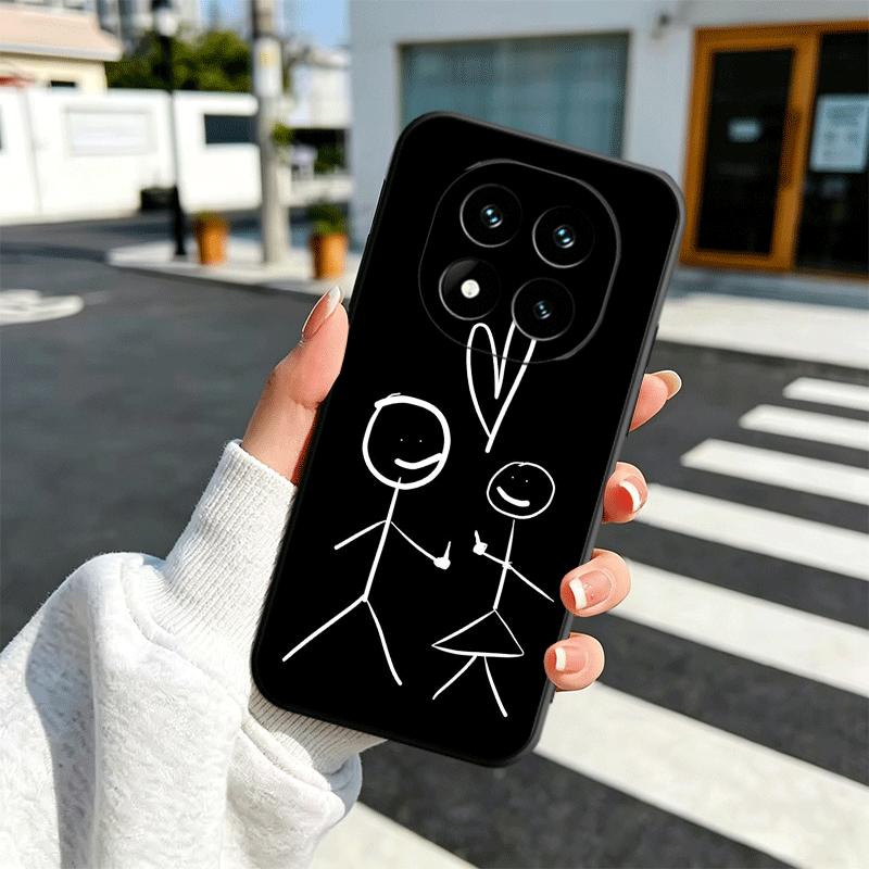 

Funny Stickman Matchman Soft Phone Case for Xiaomi Redmi Note 12 13 14 15 Pro Plus 11 12S 11S 11T 10 4G Black Cover Back Shell Redmi Note 13 Pro 5G