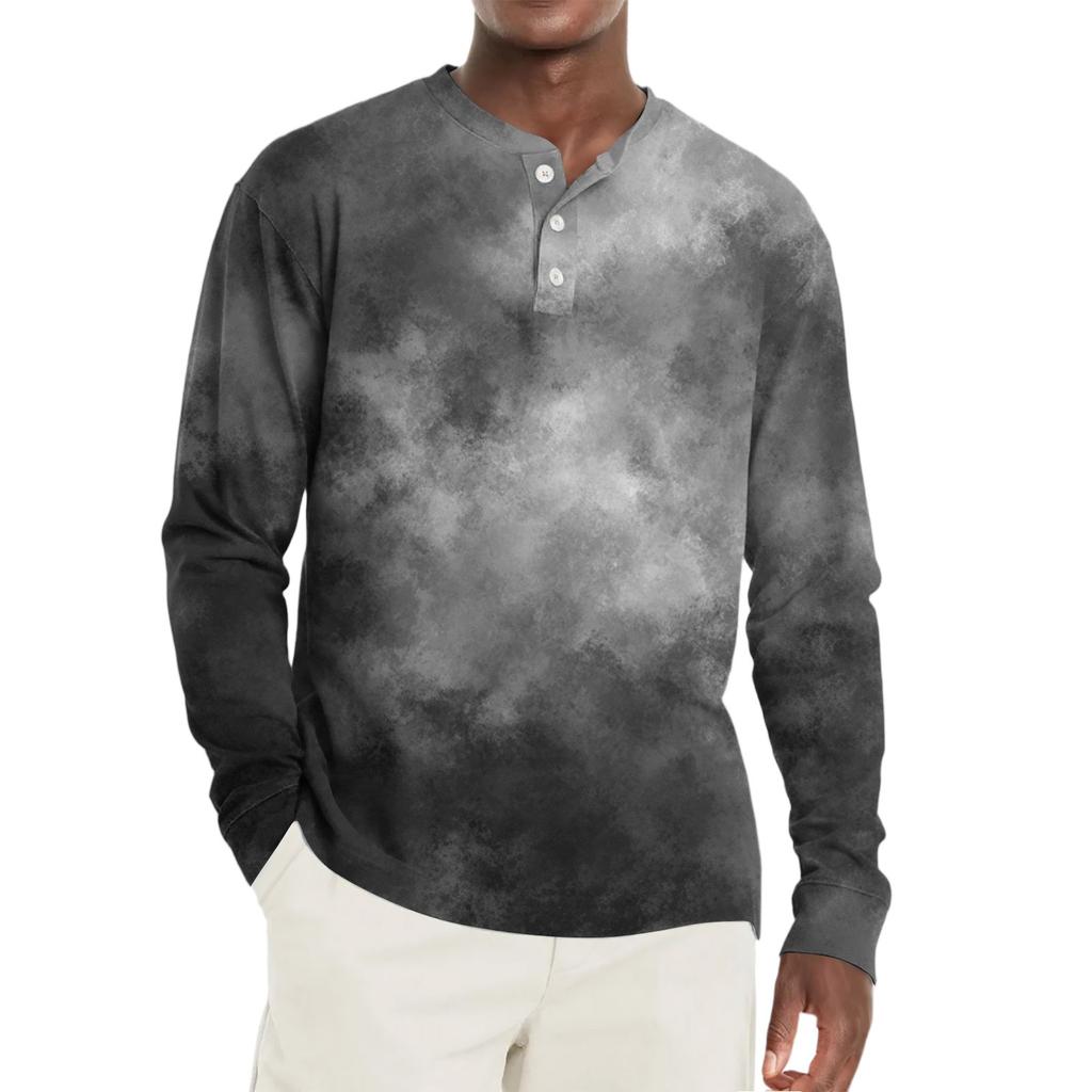 Men's Loose Casual  Long-sleeved Lapel Zip-up Hoodie