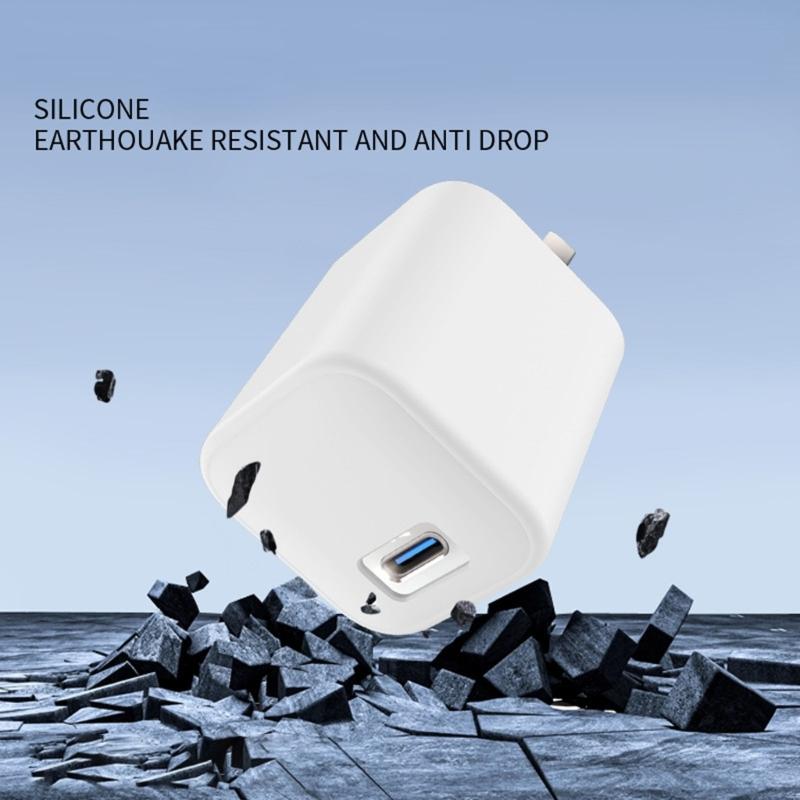 Silicone Protective Case For 45W Dedicated Model Charging Block Impact Scratch And Dust Resistance Ensuring Safety