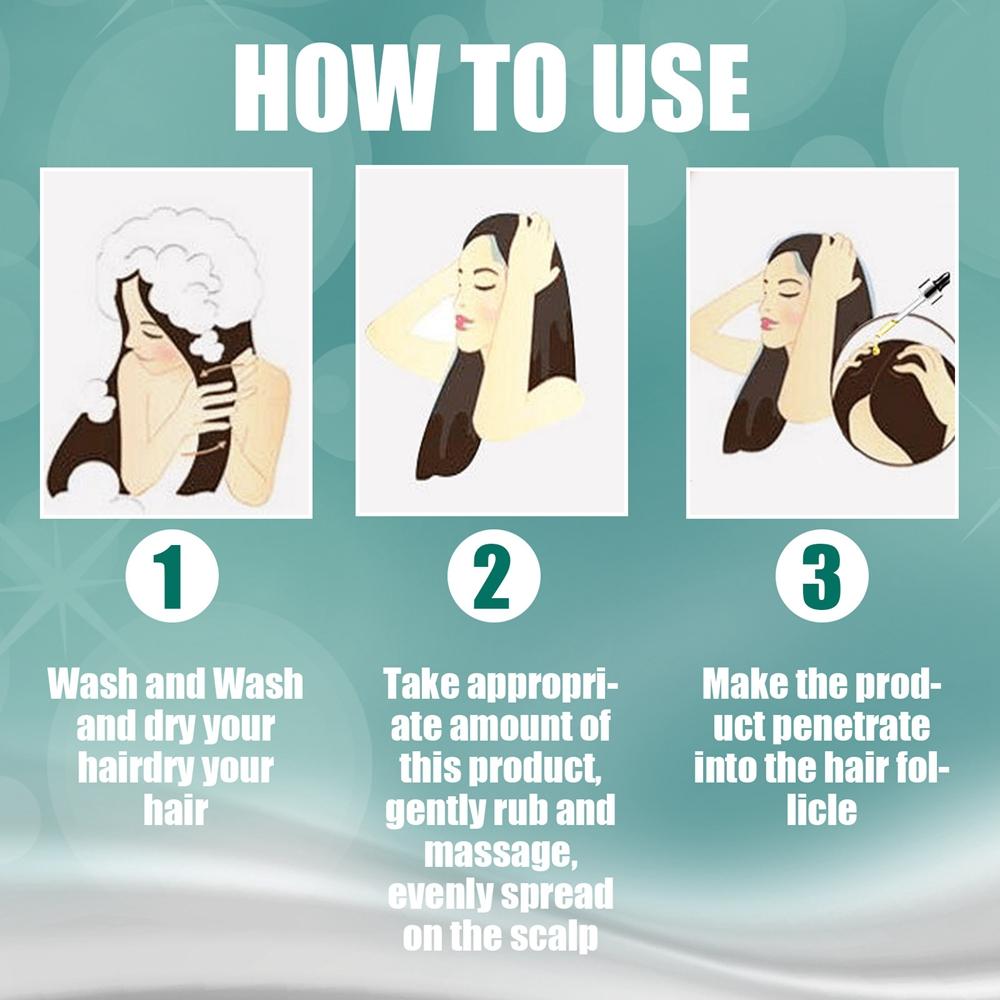 Hair Care Essential Oil Heal The Dry And Withered Repair Anti-Hair Loss Ginger Hair Growth Essential Oil,30ml