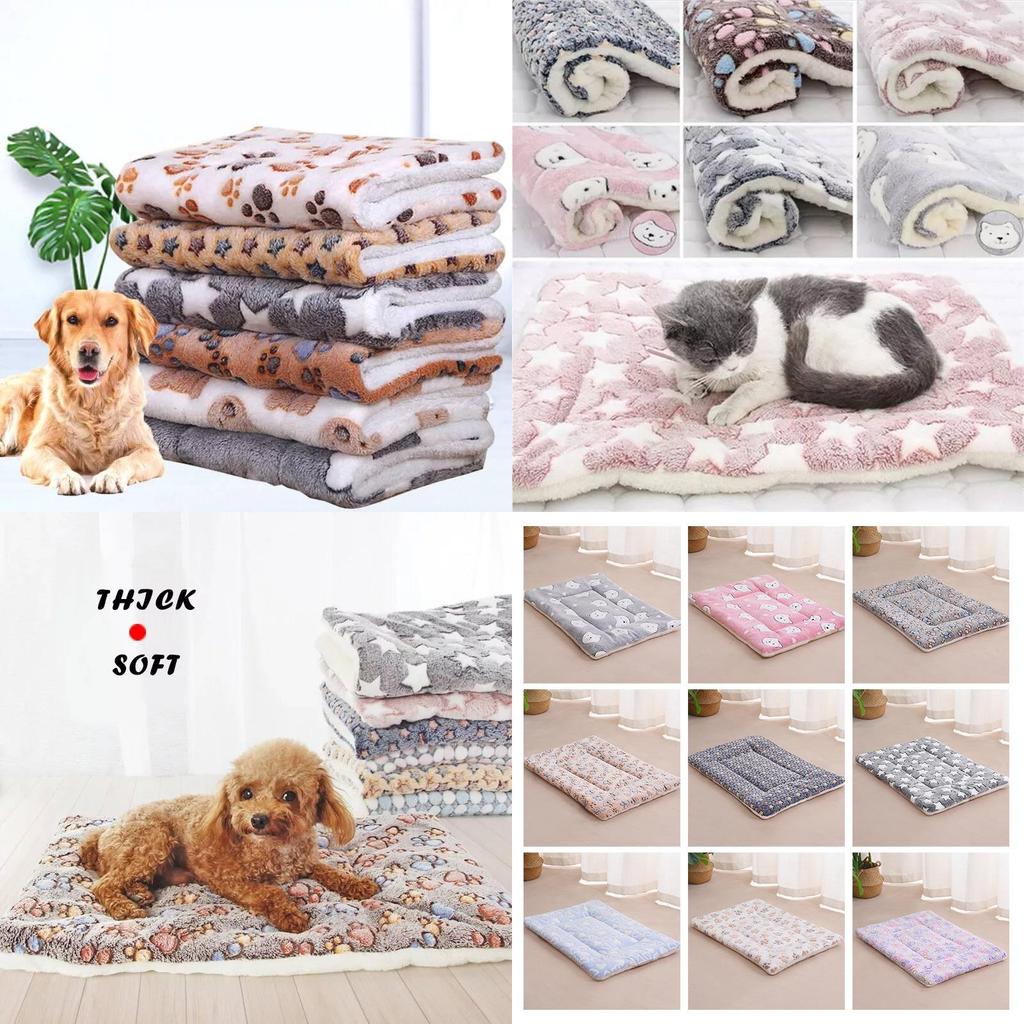 Cozy Plush Pet Mat Non Shedding Thick Double Sided Dog Bed Warm And Soft For All Seasons