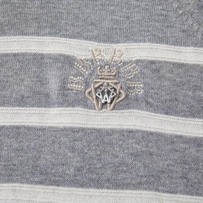 Teenie Weenie Women's Striped Bear Knit Sweater
