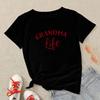 Oversized T Shirt Women Summer Streetwear Black Tops Loose Round Neck Tees Mother S Day Letter