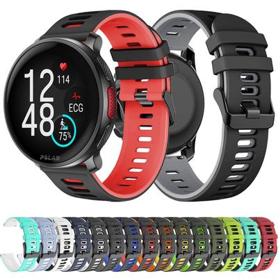 Silikon 20mm 22mm Armband für Polar Vantage V3 M2/M Grit X Pro Titan Sport-Armband Polar Ignite 3 2 Unite Pacer Band Armband