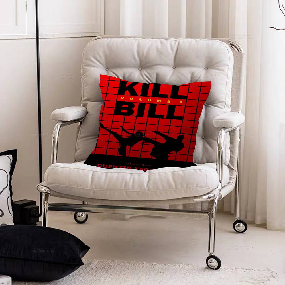 Classic Fiction Movie Kill Bill Cushion Cover Polyester Sofa Cushions Decorative Throw Pillows Home Decoration Pillowcover