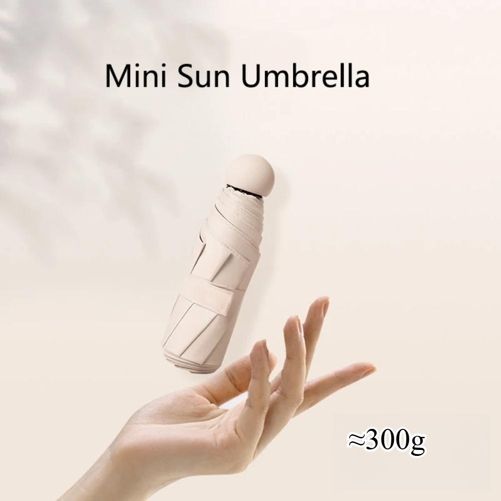 Mini Capsule Umbrella Waterproof and UV Resistant Sunshade Umbrella Simple Pocket Sunshade Umbrella Waterproof Portable Umbrella