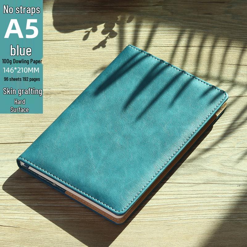High-Quality A5 Leather Softcover Notebook for Students and Professionals