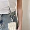 Trendy Pearl & Flower Phone Case Bracelet with Handmade Jewelry & Chain Accessories