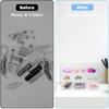 2 Pcs Acrylic Clear Stackable Storage Drawers, Desk Storage Organizer with 9 Mini Drawers, Removable Storage Box with Sticker for Makeup Jewelry