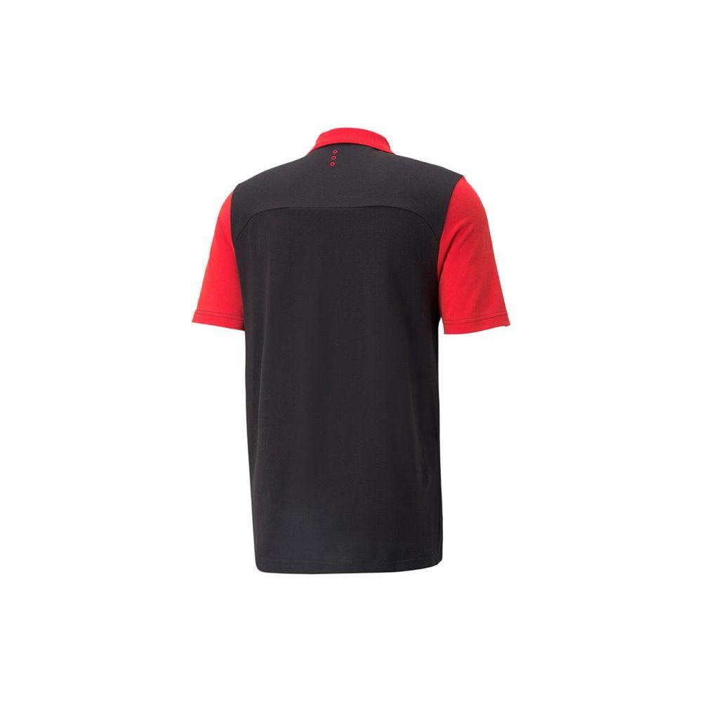 Puma Pánská sportovní polokošile Ferrari pro volný čas, topy, černá/červená 538169-01