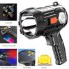 Waterproof Handheld Searchlight 1800mAh LED Camping Flashlight Type-C USB Charging Torch Light Outdoor Portable Torch Lantern
